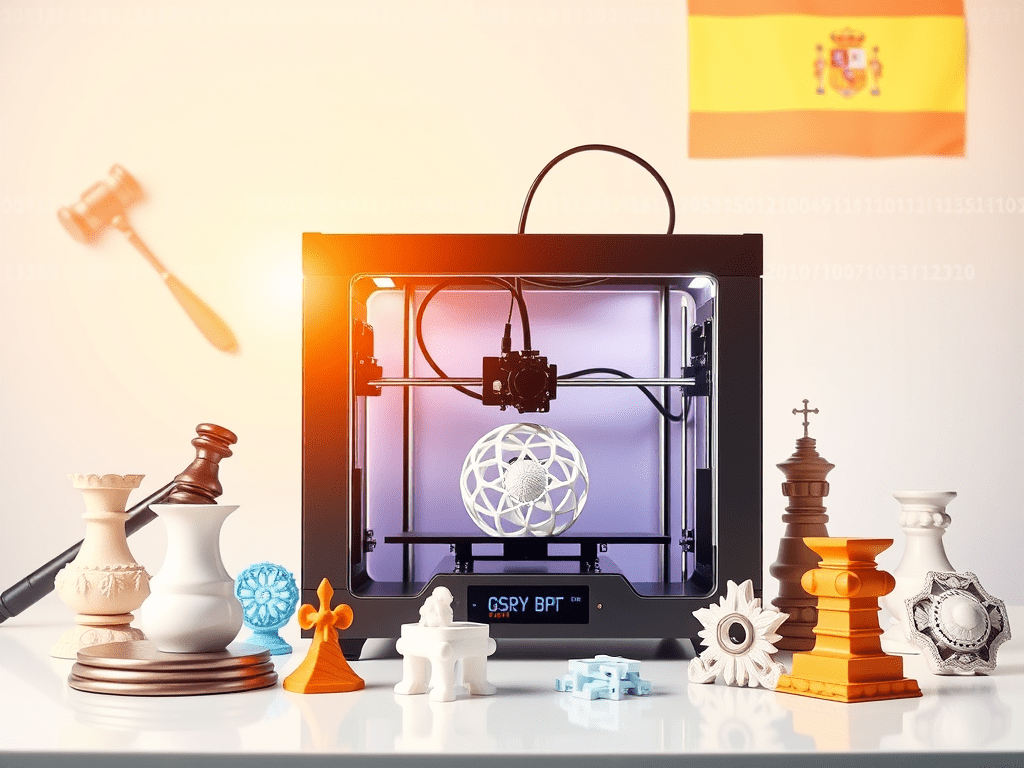 Límites que impone la ley española al usuario de impresoras&nbsp;3D